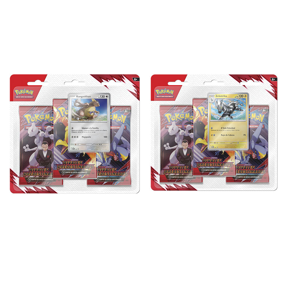 Blister 3 sobres de Rivales Predestinados - Pokemon TCG Español