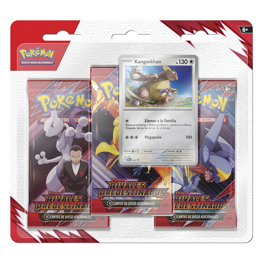 Blister 3 sobres de Rivales Predestinados - Pokemon TCG Español