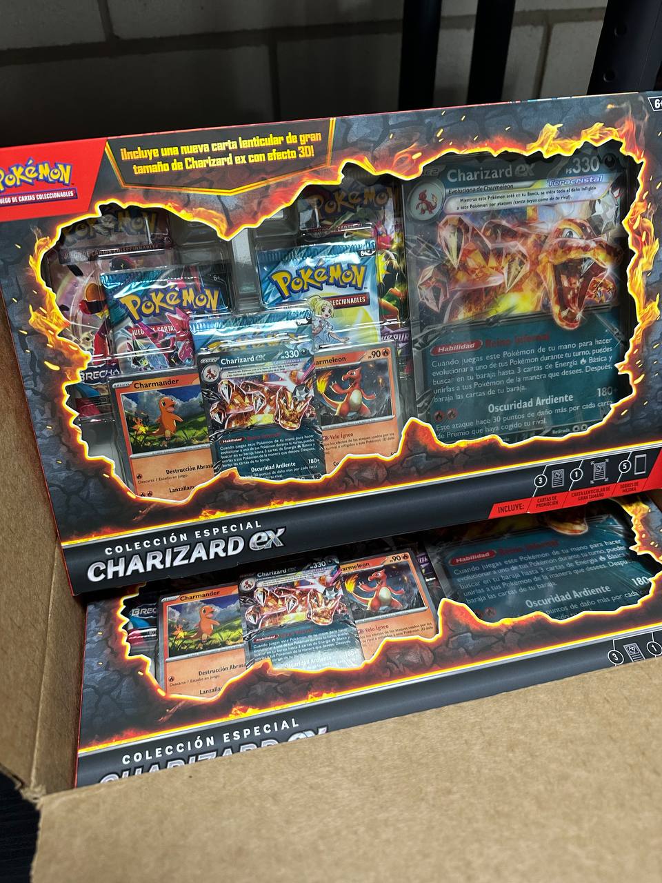Pack Charizard ex Colección especial Español & Super Premium Collection Inglés - Pokemon TCG