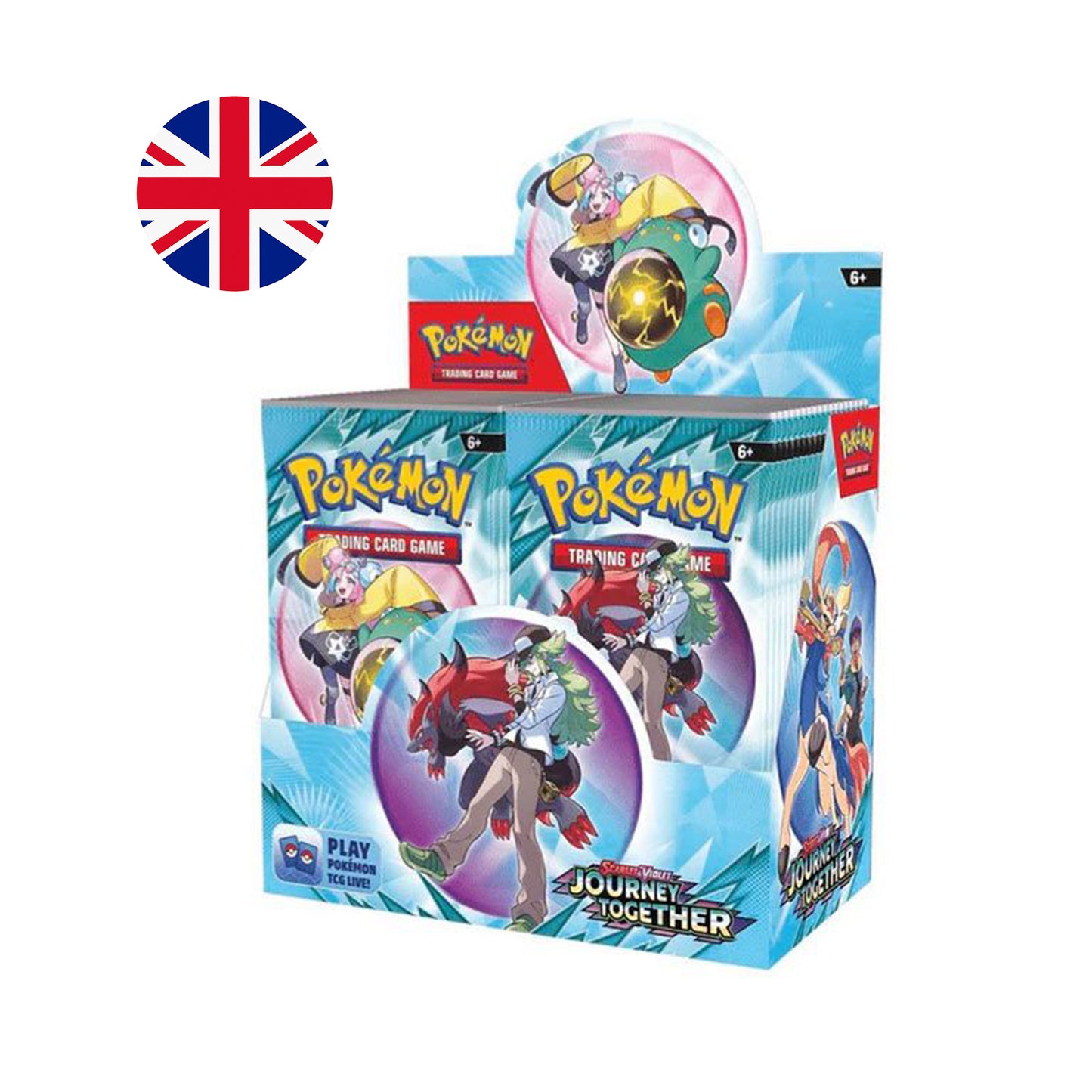 Sobre de Journey Together - De la Booster Box Pokemon TCG Inglés