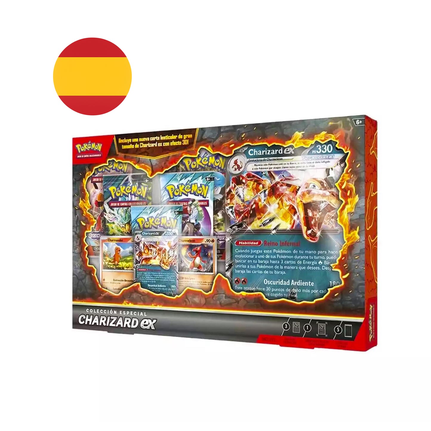Pack Charizard ex Colección especial Español & Super Premium Collection Inglés - Pokemon TCG