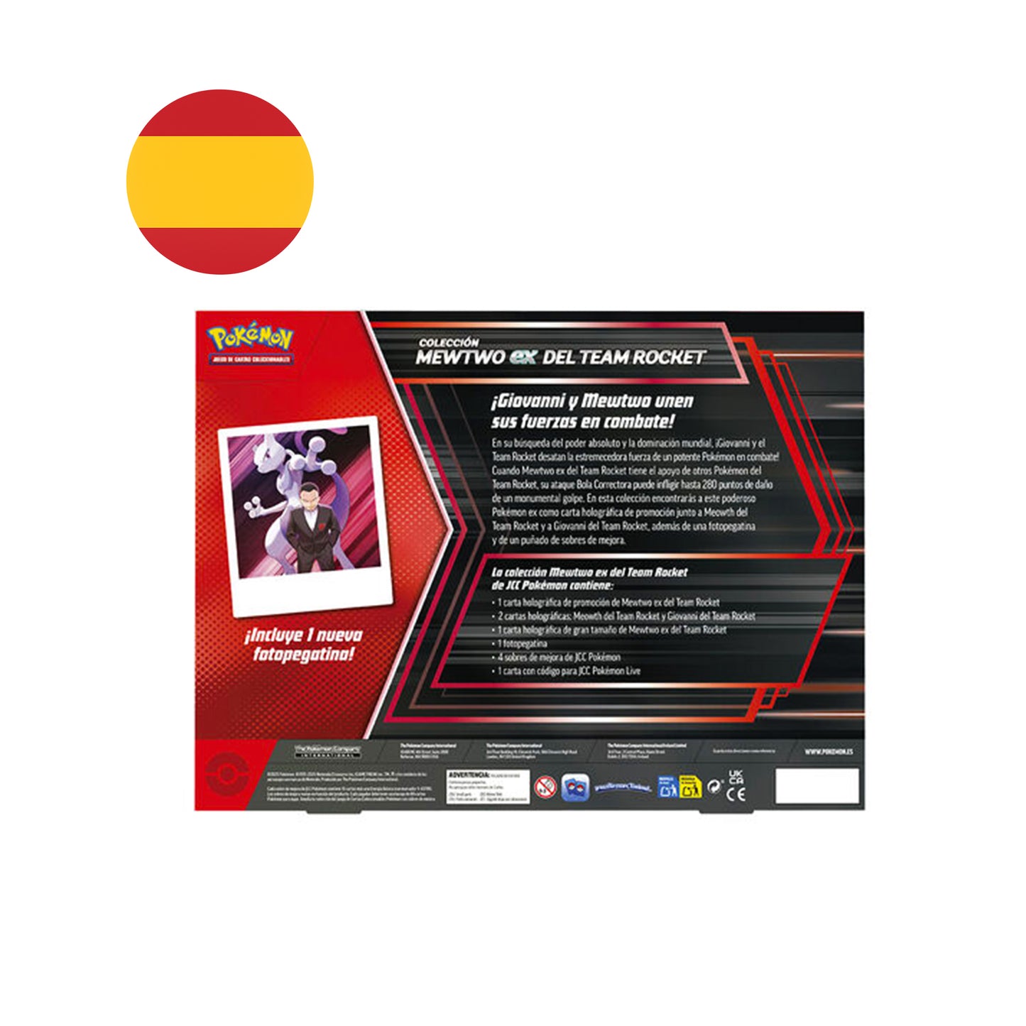 Colección Mewtwo ex del Team Rocket - Pokemon Español