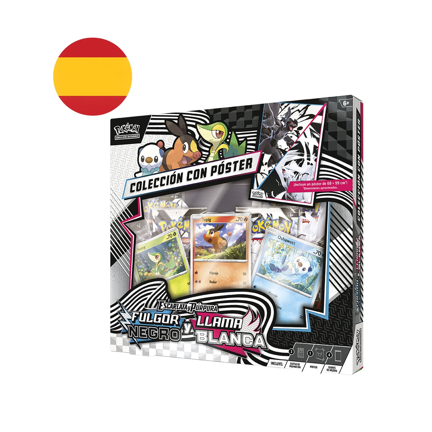 Fulgor Negro & Llama Blanca: Unova Poster Collection - Pokémon TCG Español
