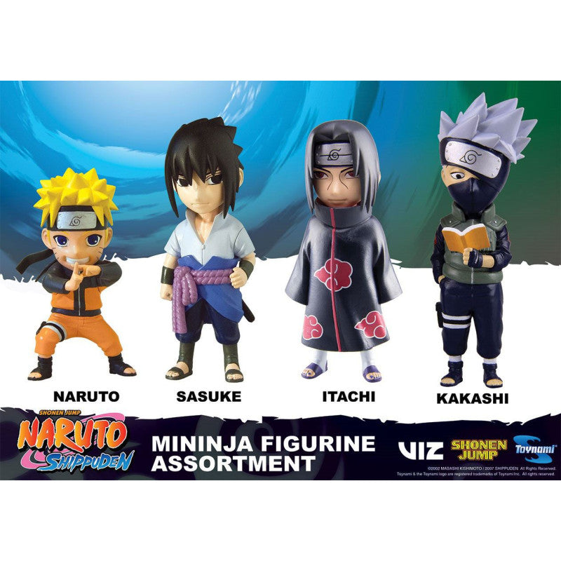 Figura Sasuke - Naruto Shippuden Mininja - Toynami 10cm