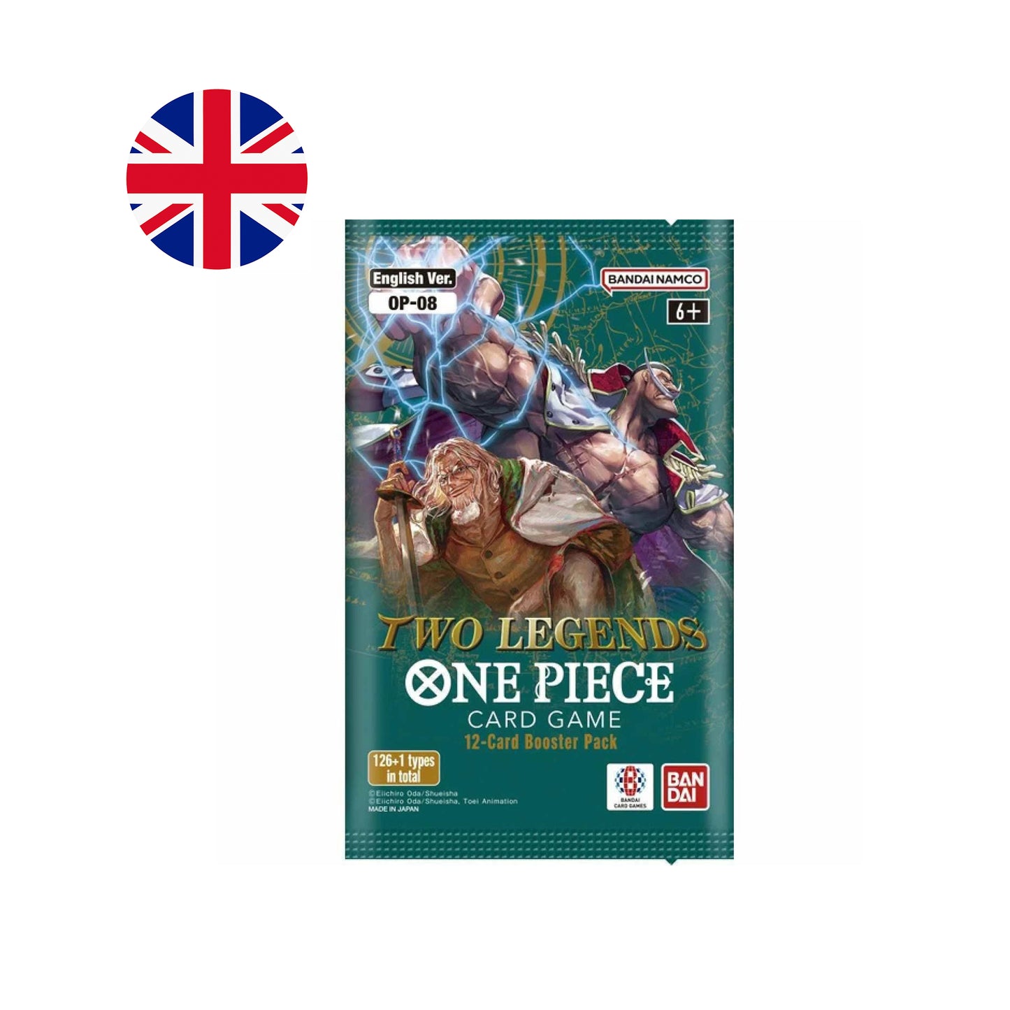 Sobre de OP-08 Two Legends - De Booster Box One Piece TCG Inglés