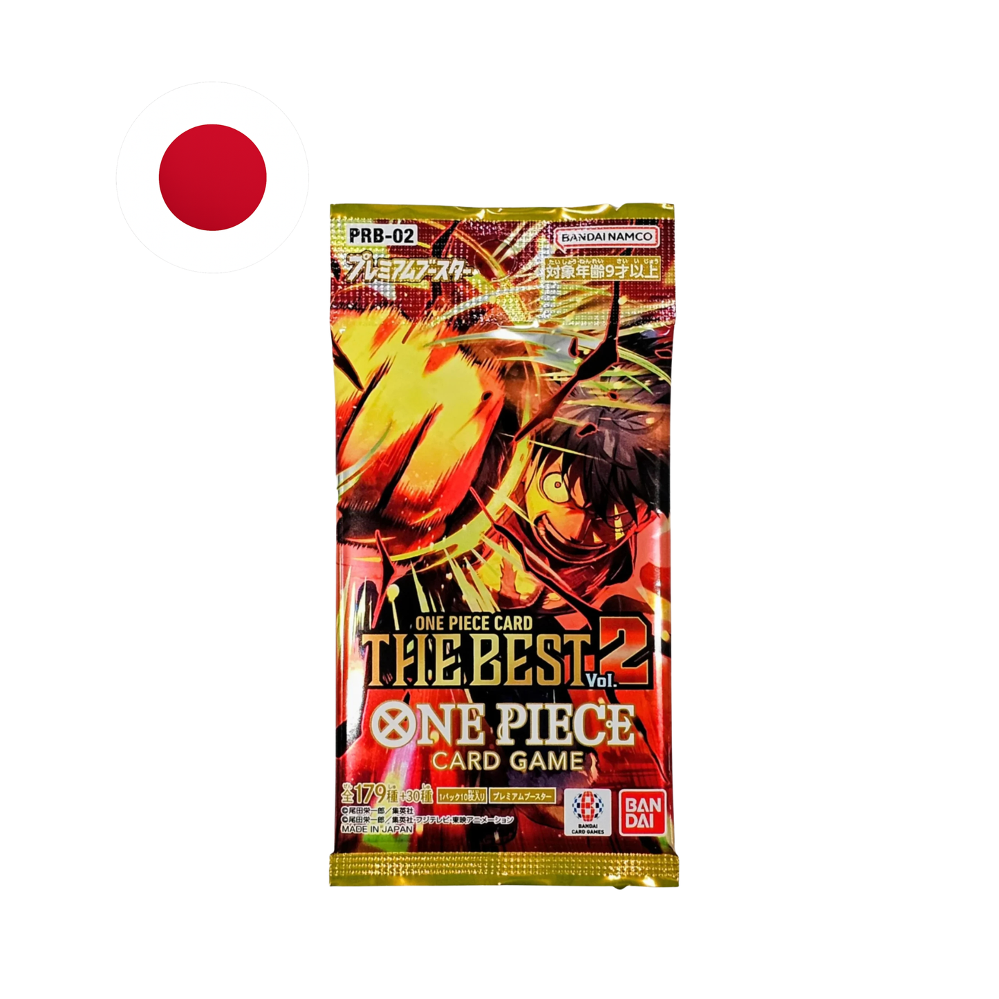 Sobre de PRB-02 The Best - De Booster Box One Piece TCG Japonés