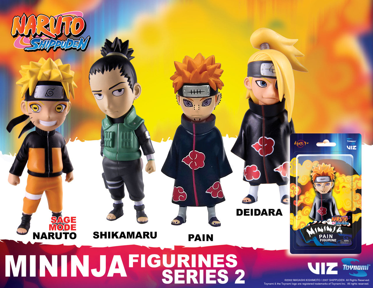 Figura Pain - Naruto Shippuden Mininja - Toynami 10cm