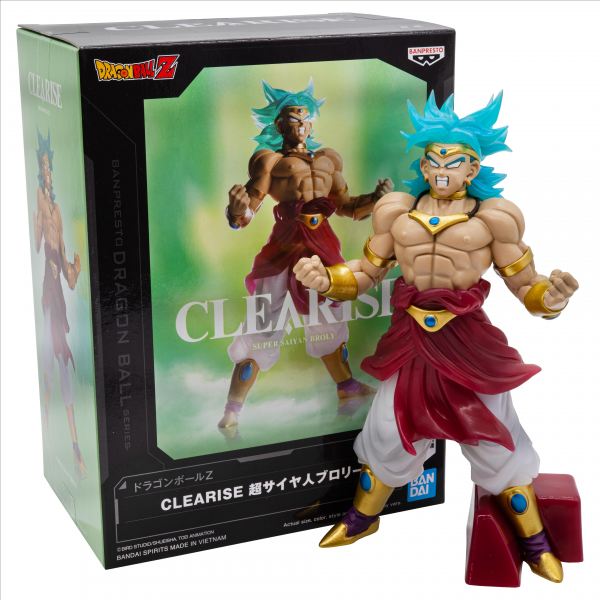 Figura Broly Super Saiyan Clearise Dragon Ball Z 17cm