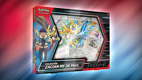 Caja Zacian ex de Paul (Hop’s Zacian ex Box) - Pokemon Español