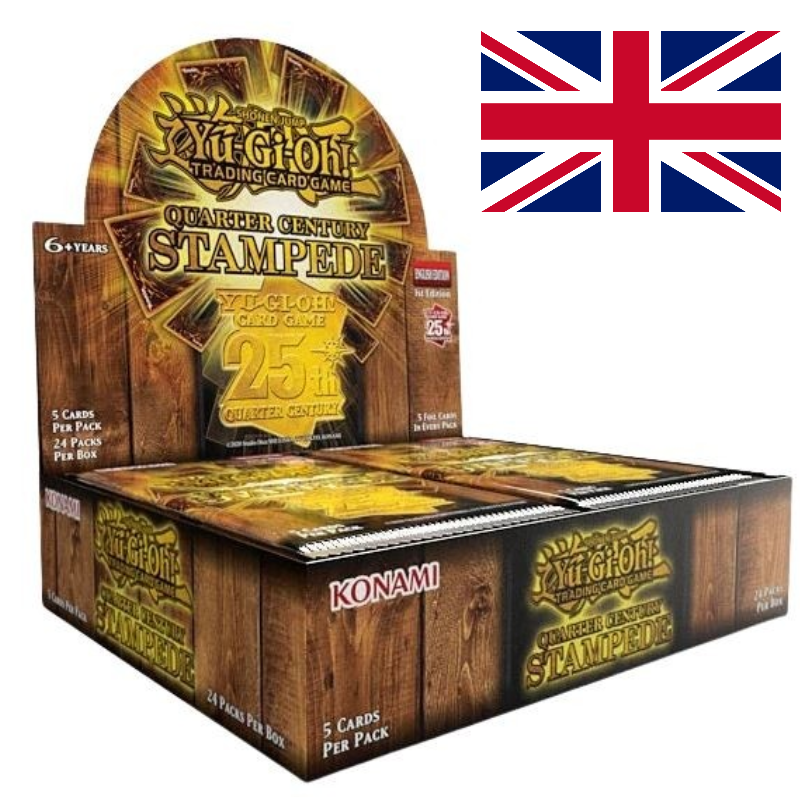 Caja de 24 Sobres de Quarter Century Stampede - Yu-Gi-Oh! Inglés