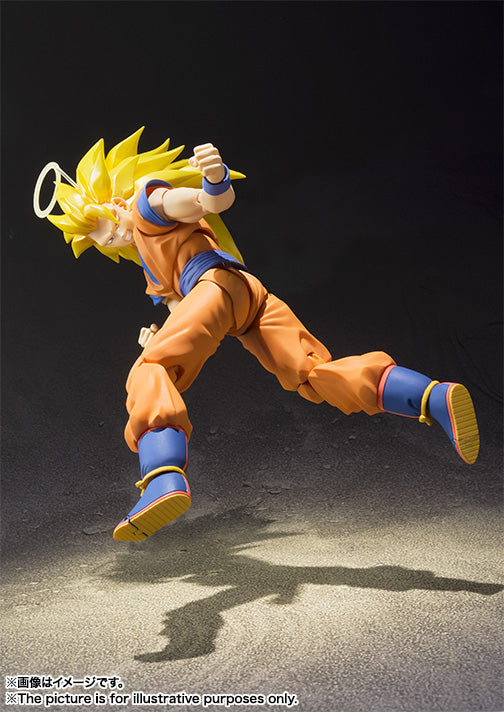 Figura Son Goku Super Saiyan 3 Dragon Ball - SH Figuarts 15,5cm
