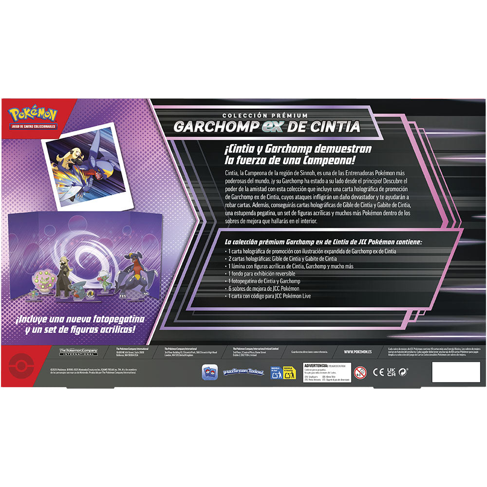 Colección Premium Garchomp ex de Cintia - Pokemon Español