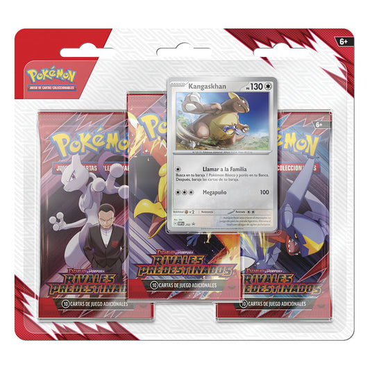 Blister 3 sobres de Rivales Predestinados - Pokemon TCG Español