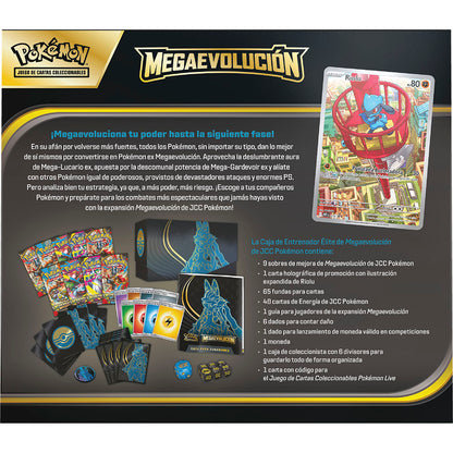 Elite Trainer Box de Lucario Mega Evolución - ETB Booster Box Pokemon TCG Español