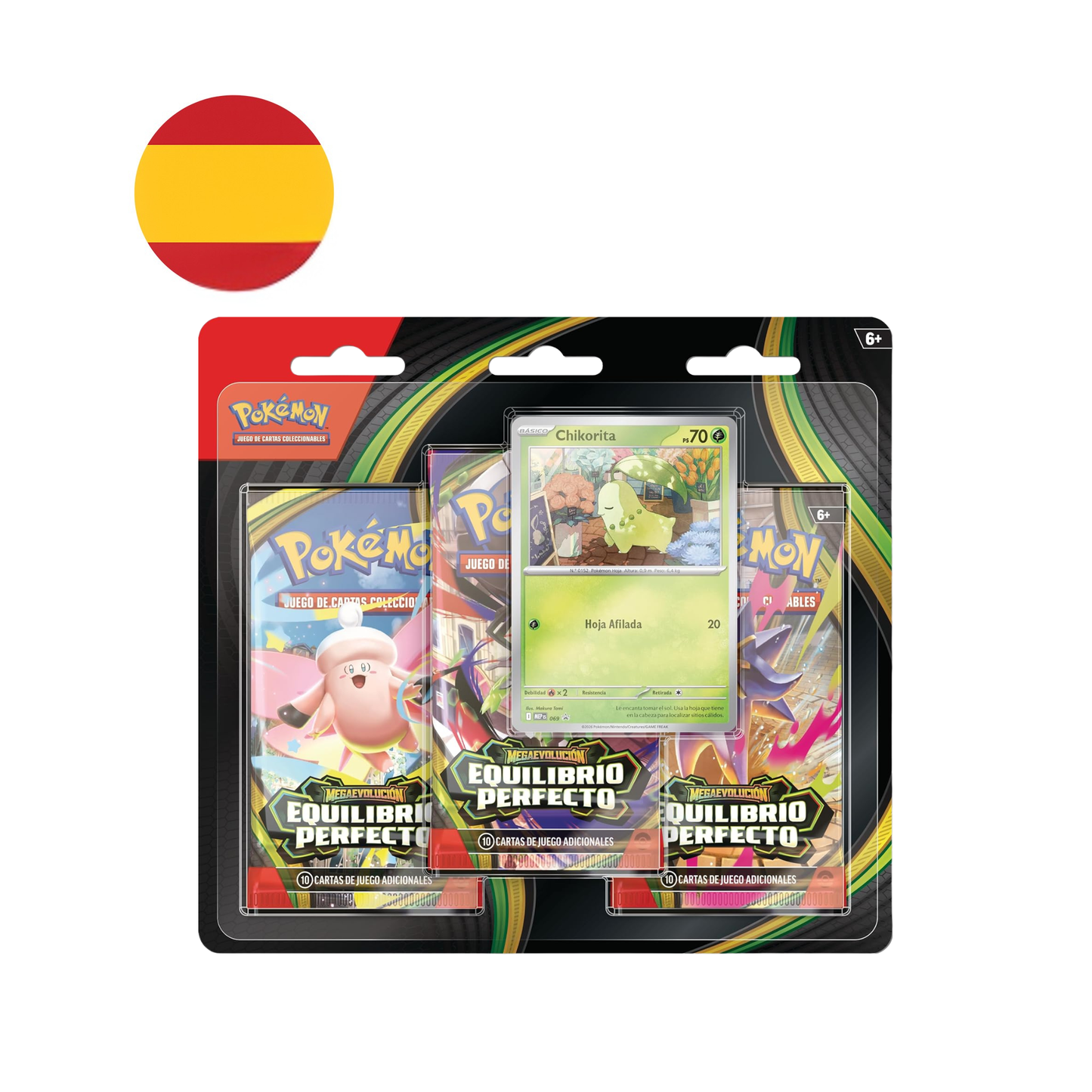 Blister 3 sobres Equilibrio Perfecto - Pokémon TCG Español
