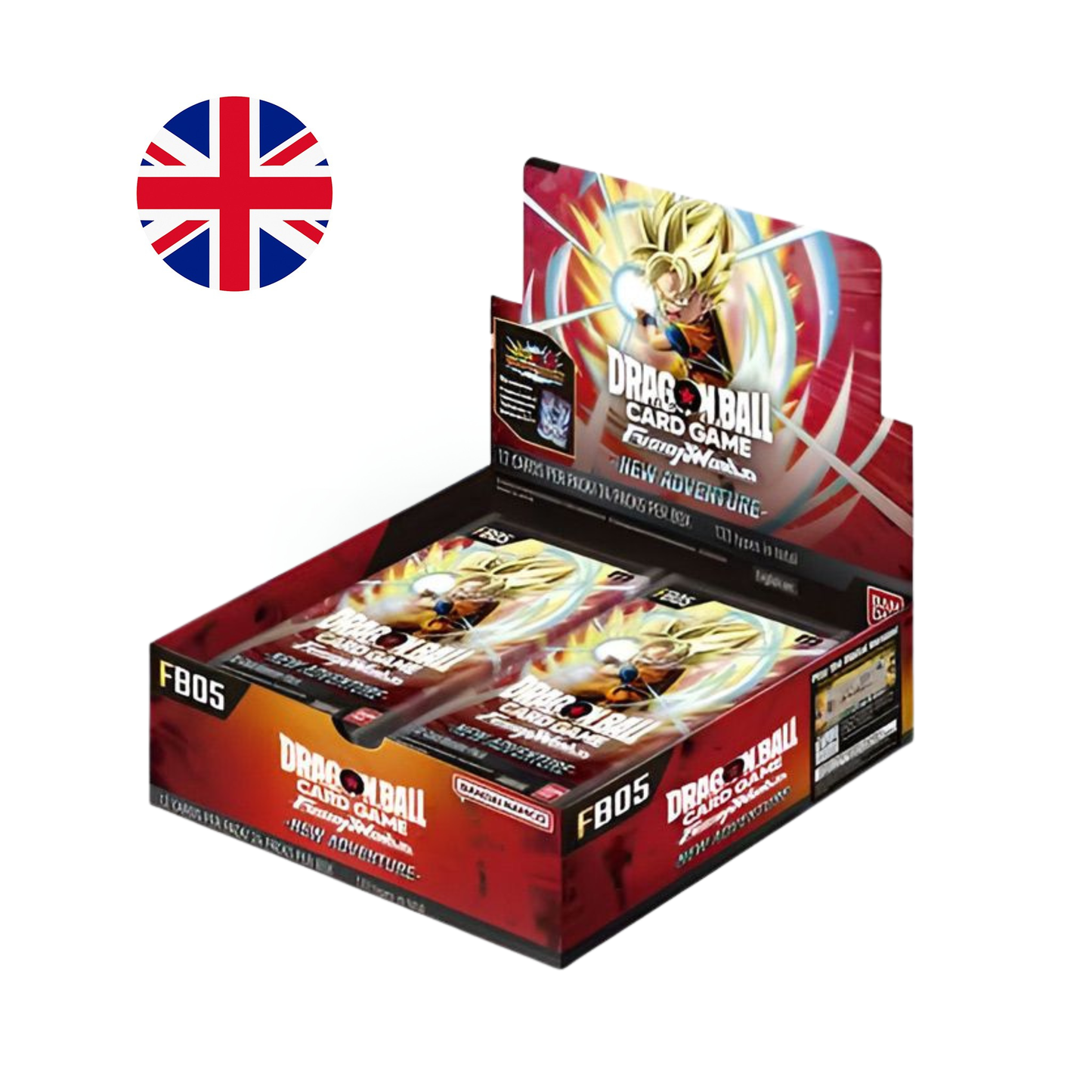 Caja de 24 Sobres de New Adventure (FB05) - Booster Display DBSCG Fusion World Dragon Ball
