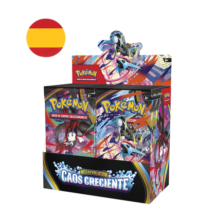 Caja de 36 Sobres de Caos Creciente - Booster Box Pokemon TCG Español
