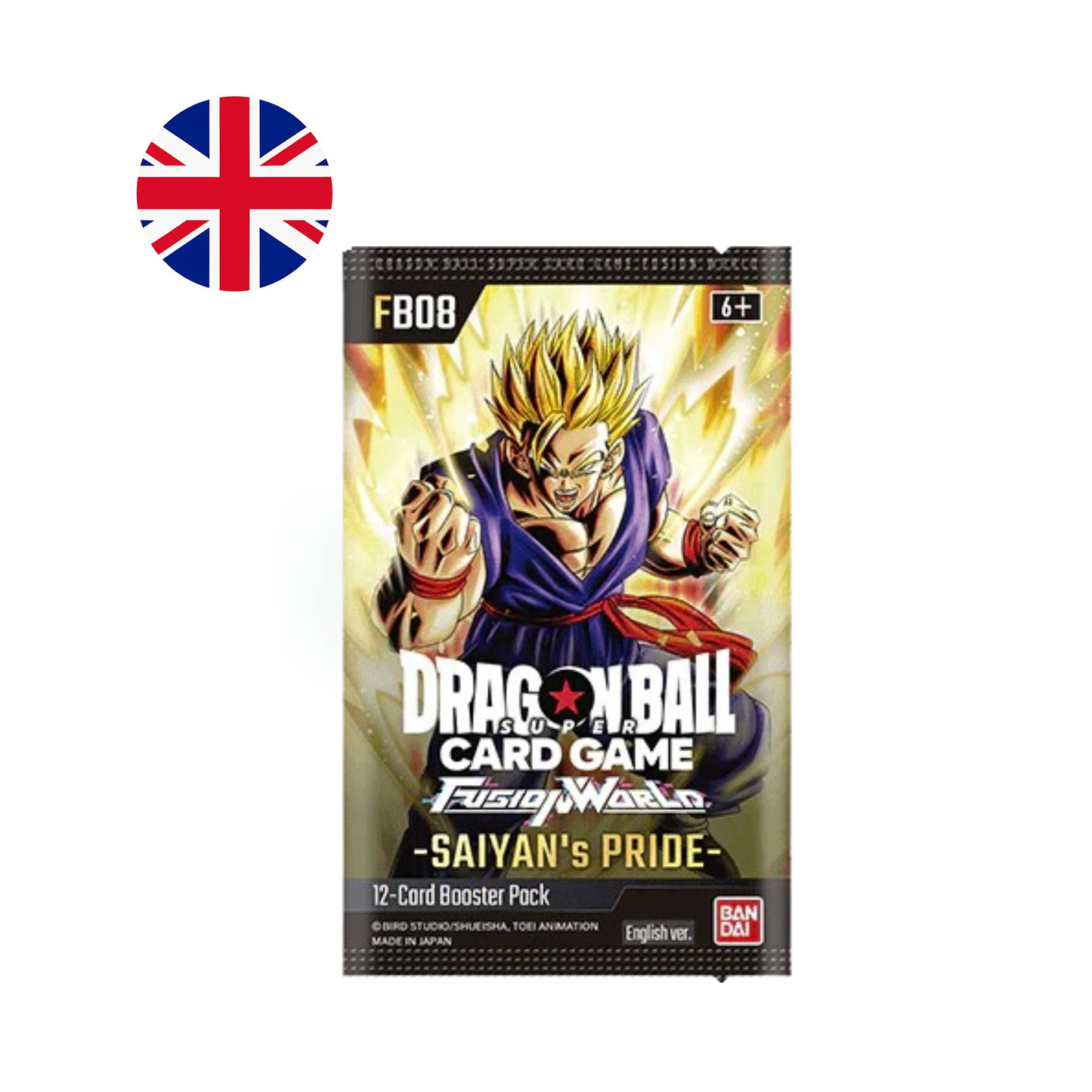 Caja de 24 Sobres de Saiyan Pride (FB08) - Booster Display DBSCG Fusion World Dragon Ball