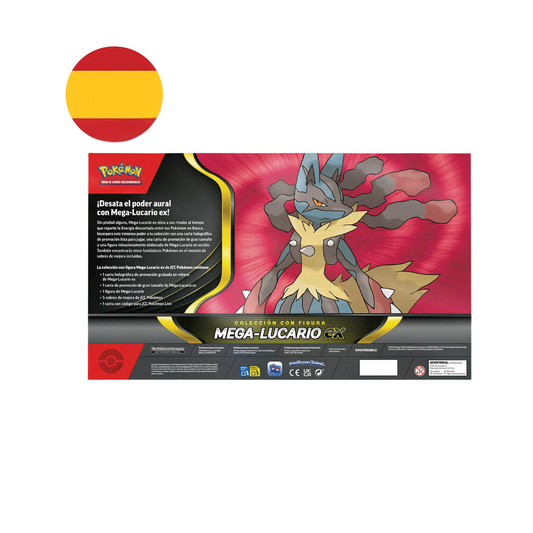 Colección con figura Mega Lucario ex Box - Pokemon TCG Español