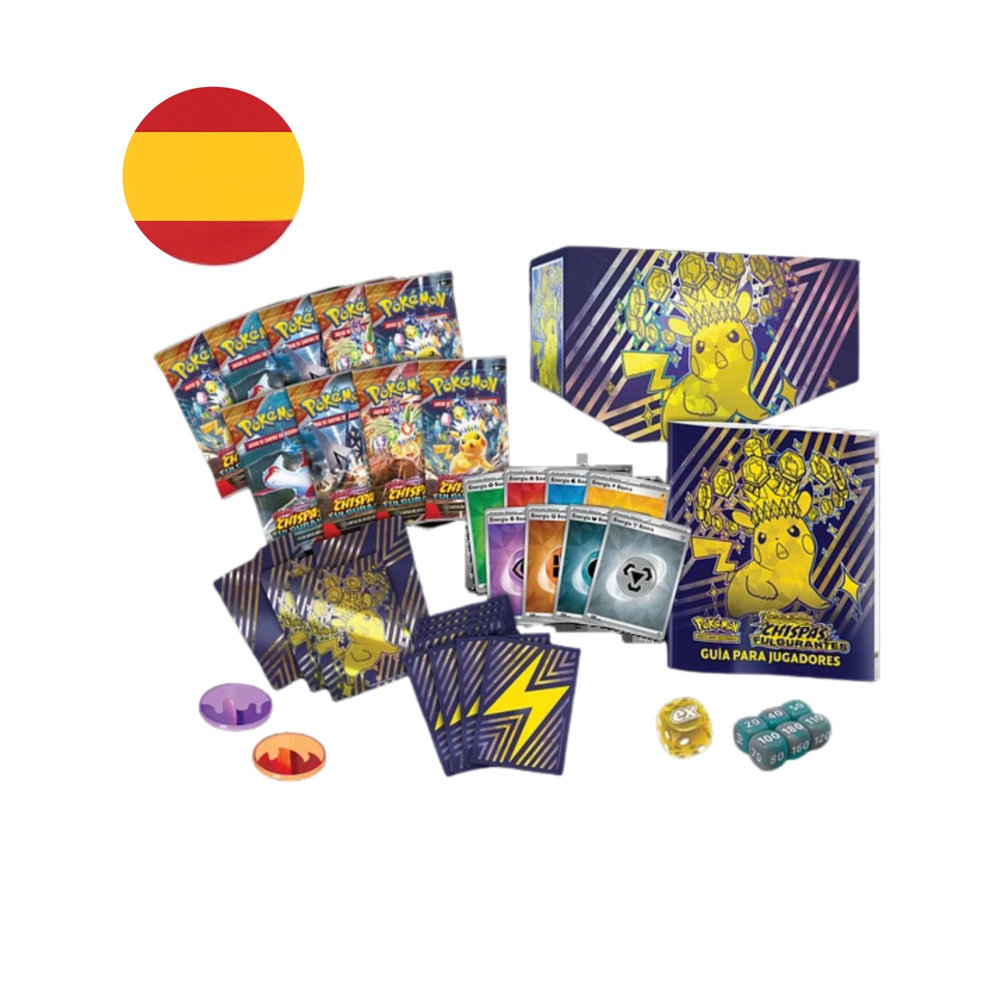 Elite Trainer Box de Chispas Fulgurantes (Surging Sparks) - ETB Pokemon TCG Español