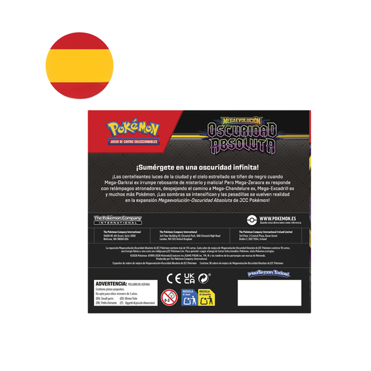 Caja de 36 Sobres de Oscuridad Absoluta - Booster Box Pokemon TCG Español