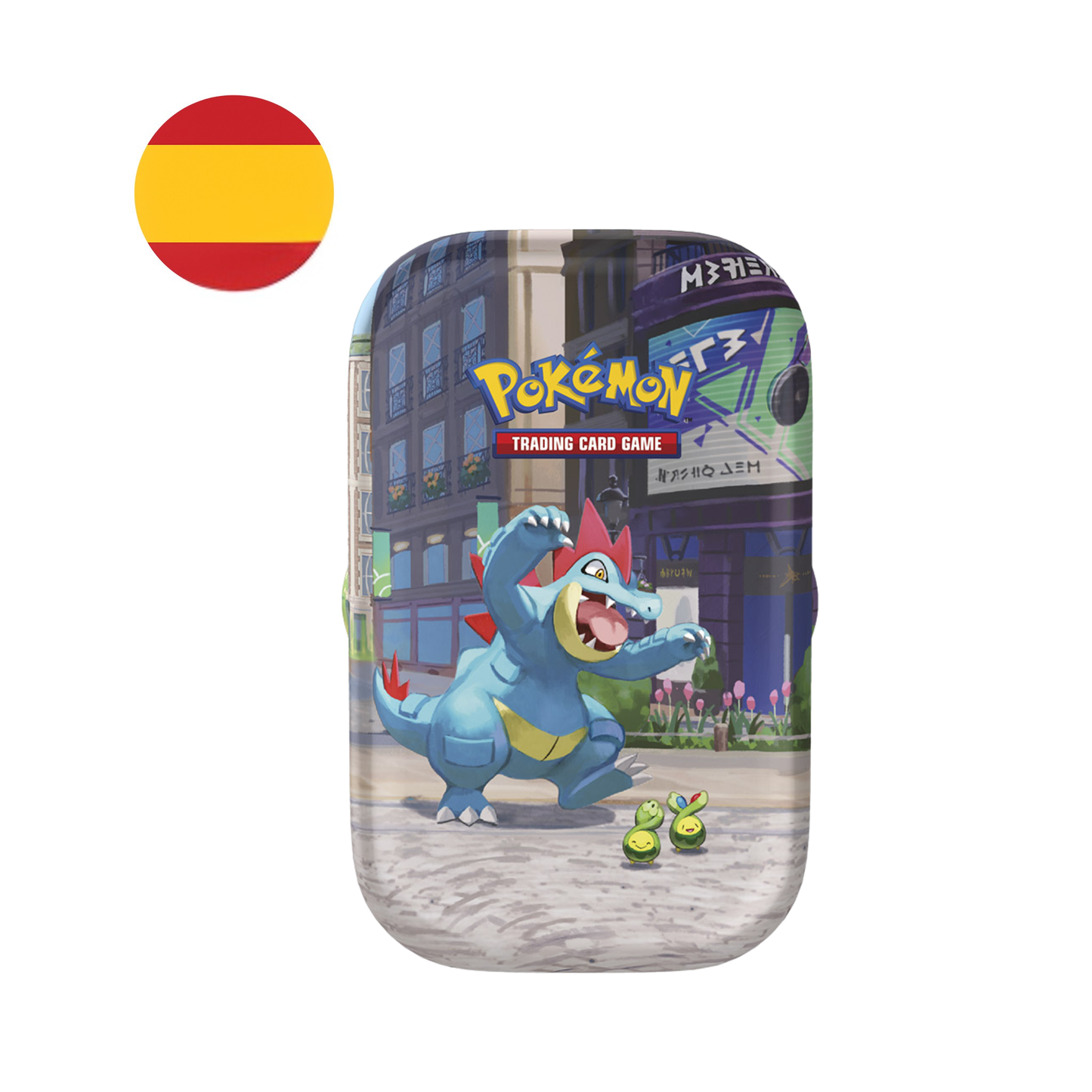 Display completo 10 mini latas Ciudad Luminalia - Pokémon TCG Español