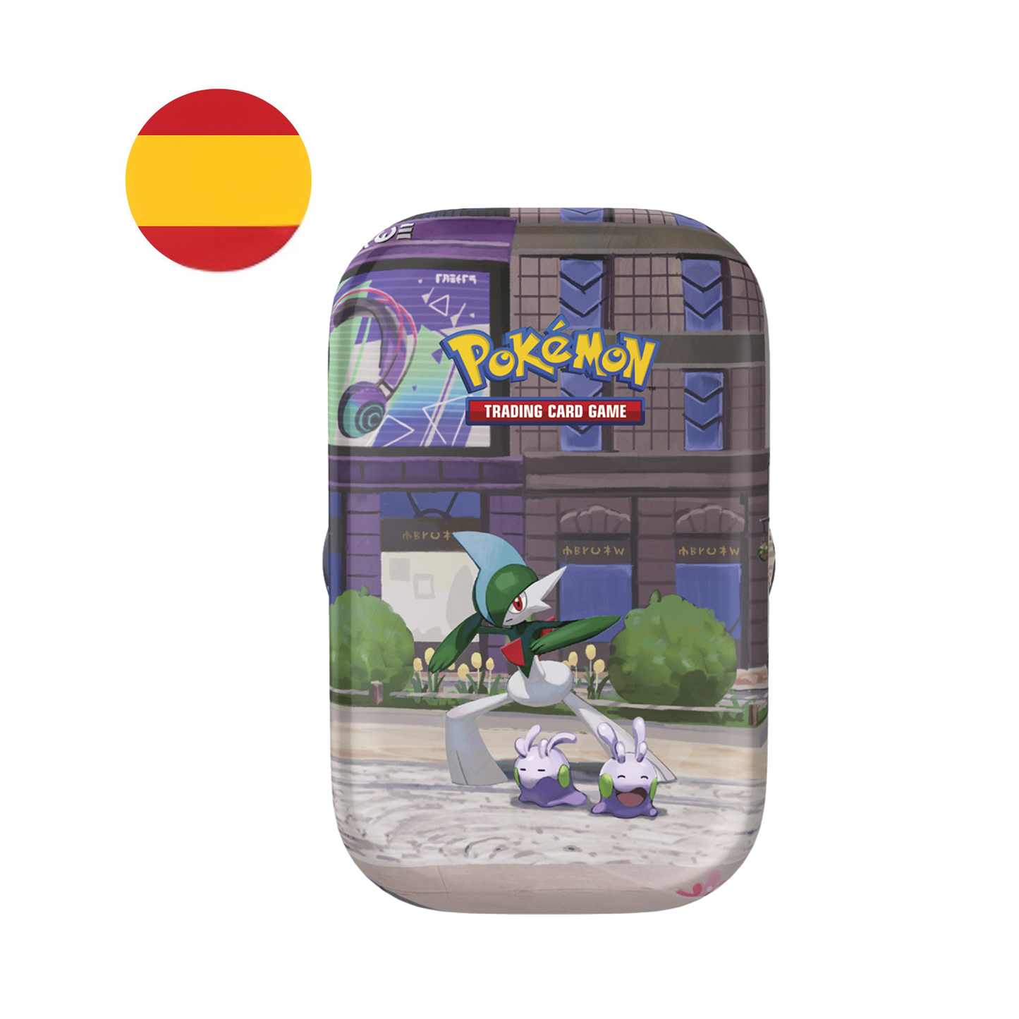 Display completo 10 mini latas Ciudad Luminalia - Pokémon TCG Español