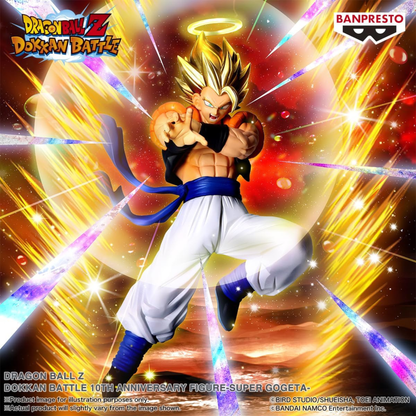 Figura Super Gogeta Dokkan Battle 10th Anniversary - Dragon Ball Z 19cm