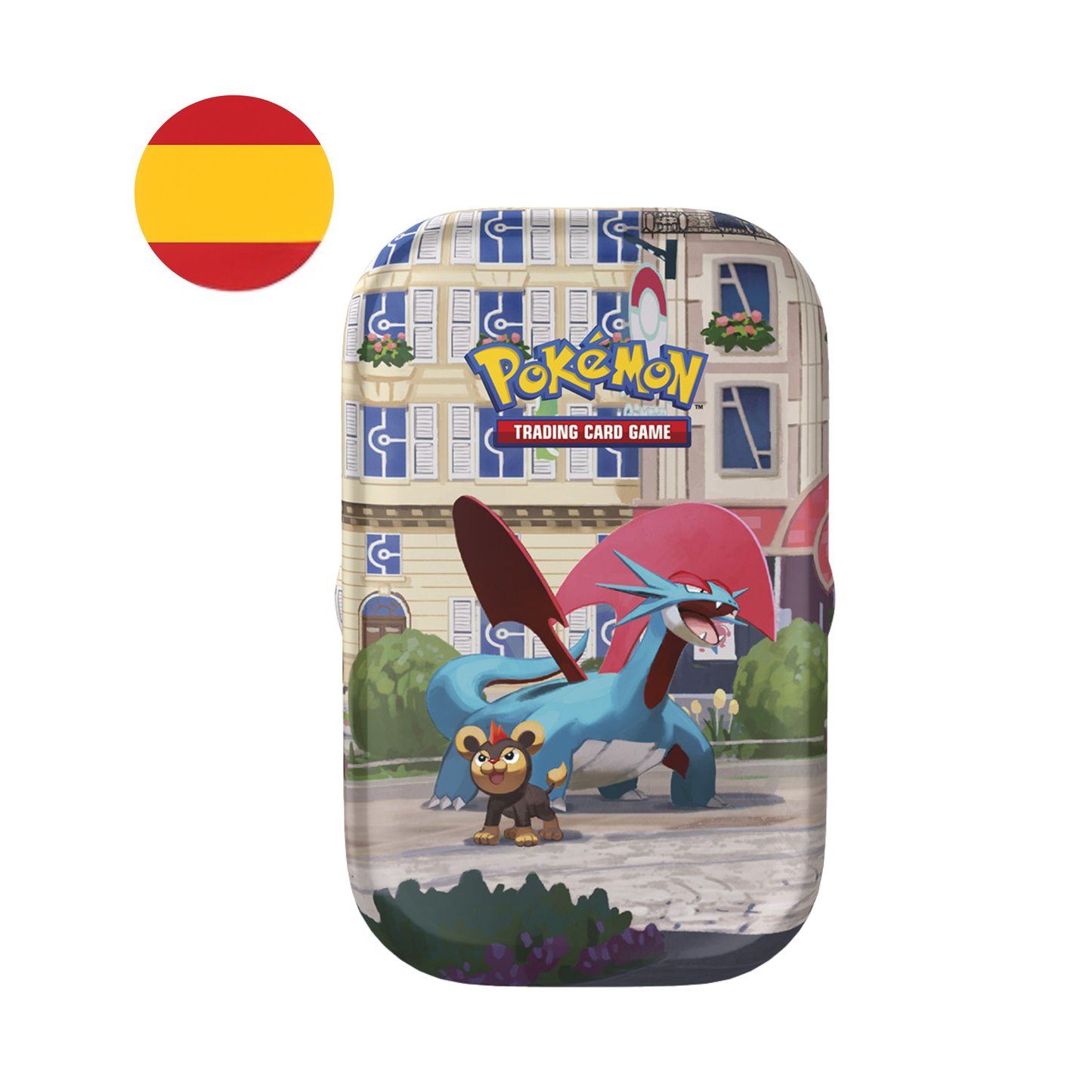 Display completo 10 mini latas Ciudad Luminalia - Pokémon TCG Español