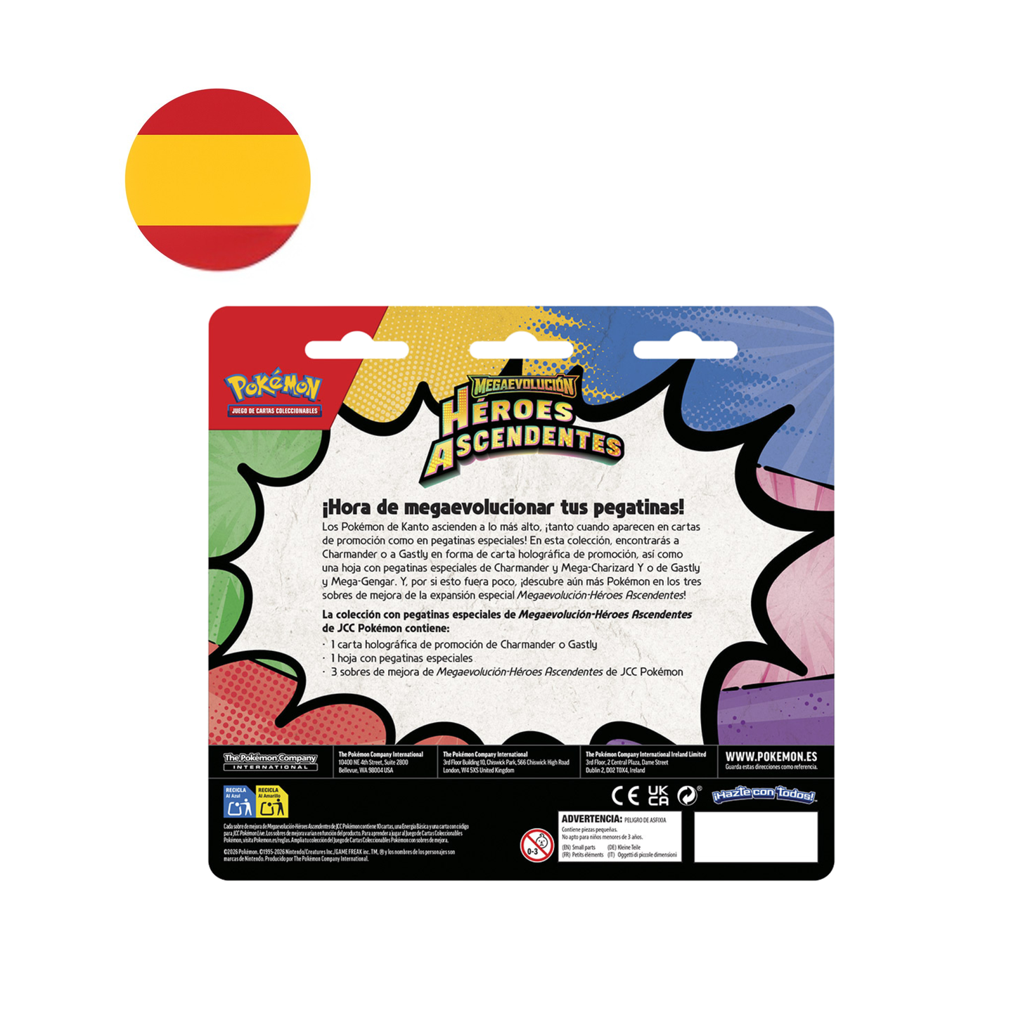 Blister Charmander Tech Sticker Heroes Ascendentes (Ascended Heroes) - Pokémon TCG Español