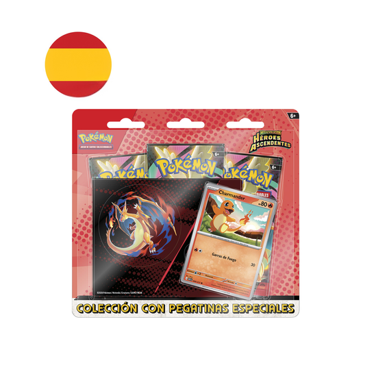 Blister Charmander Tech Sticker Heroes Ascendentes (Ascended Heroes) - Pokémon TCG Español