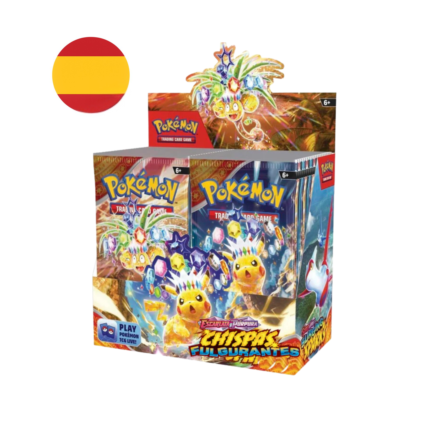 Caja de 36 Sobres de Chispas Fulgurantes - Booster Box Pokemon TCG Español