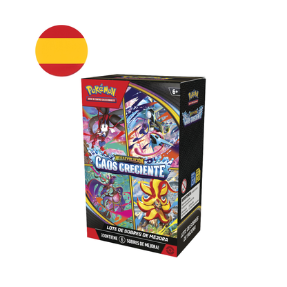 Booster Bundle Caos Creciente (Caja 6 sobres) - Pokémon TCG Español