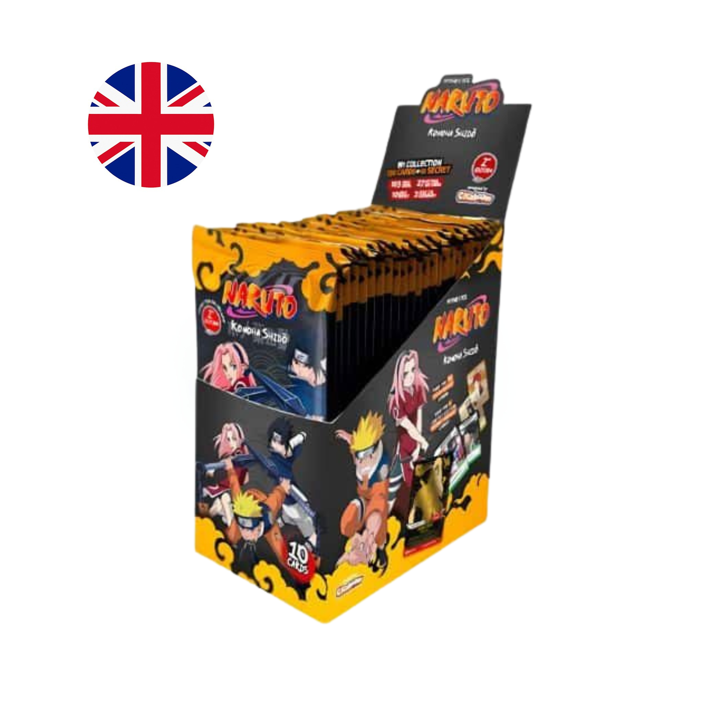 Booster Box Naruto Mythos 1st Set 2nd Edition (Caja 24 sobres) - Naruto Mythos TCG Inglés