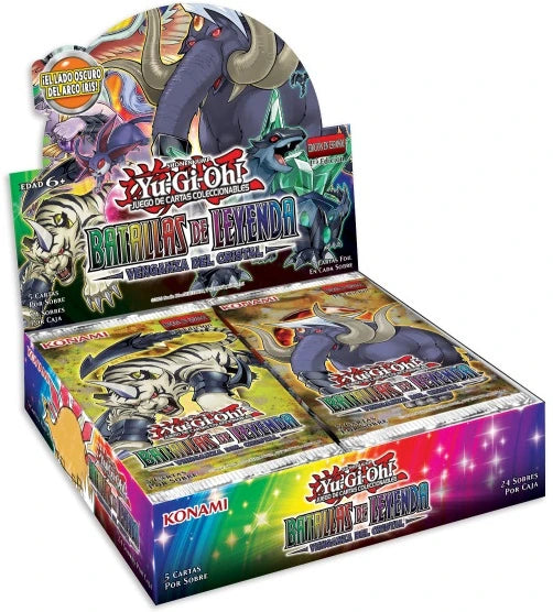 Caja de 24 sobres de Batallas de Leyenda Venganza del Cristal - Booster Box Yu-Gi-Oh! Español