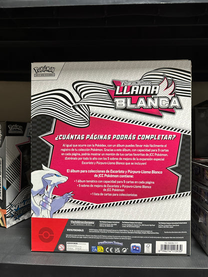 [OUTLET] Colección con Álbum de Llama Blanca (White Flare) -  Binder Collection Pokémon TCG Español (Caja dañada)