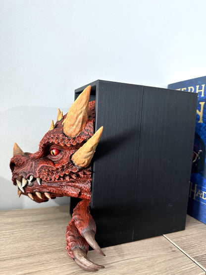 Sujetalibros para estantería Dragon