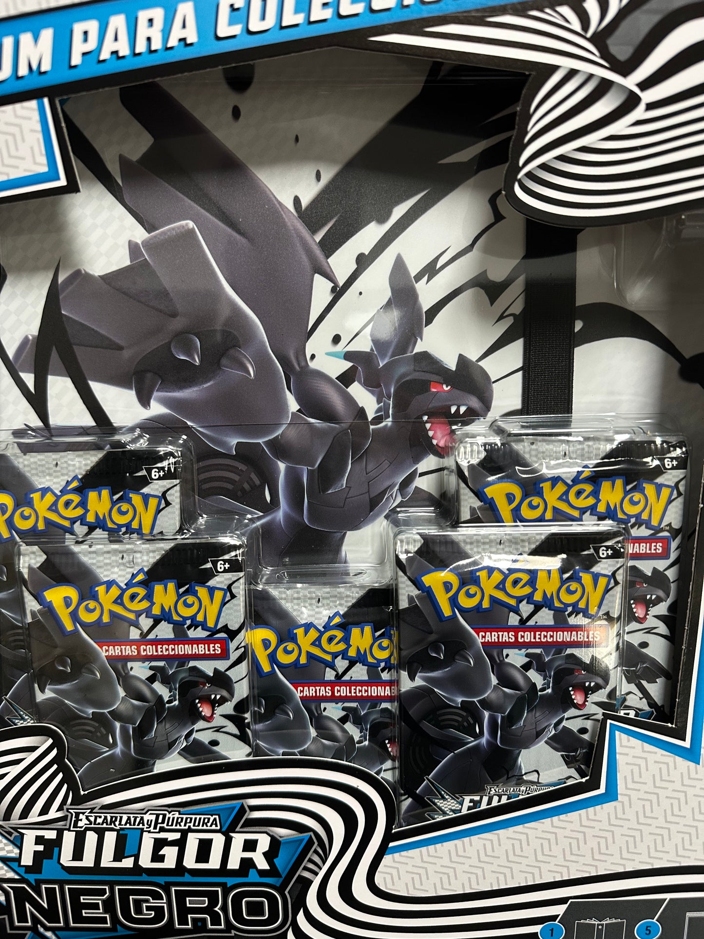[OUTLET] Colección con Álbum de Fulgor Negro (Black Bolt)-  Binder Collection Pokémon TCG Español (Caja dañada)