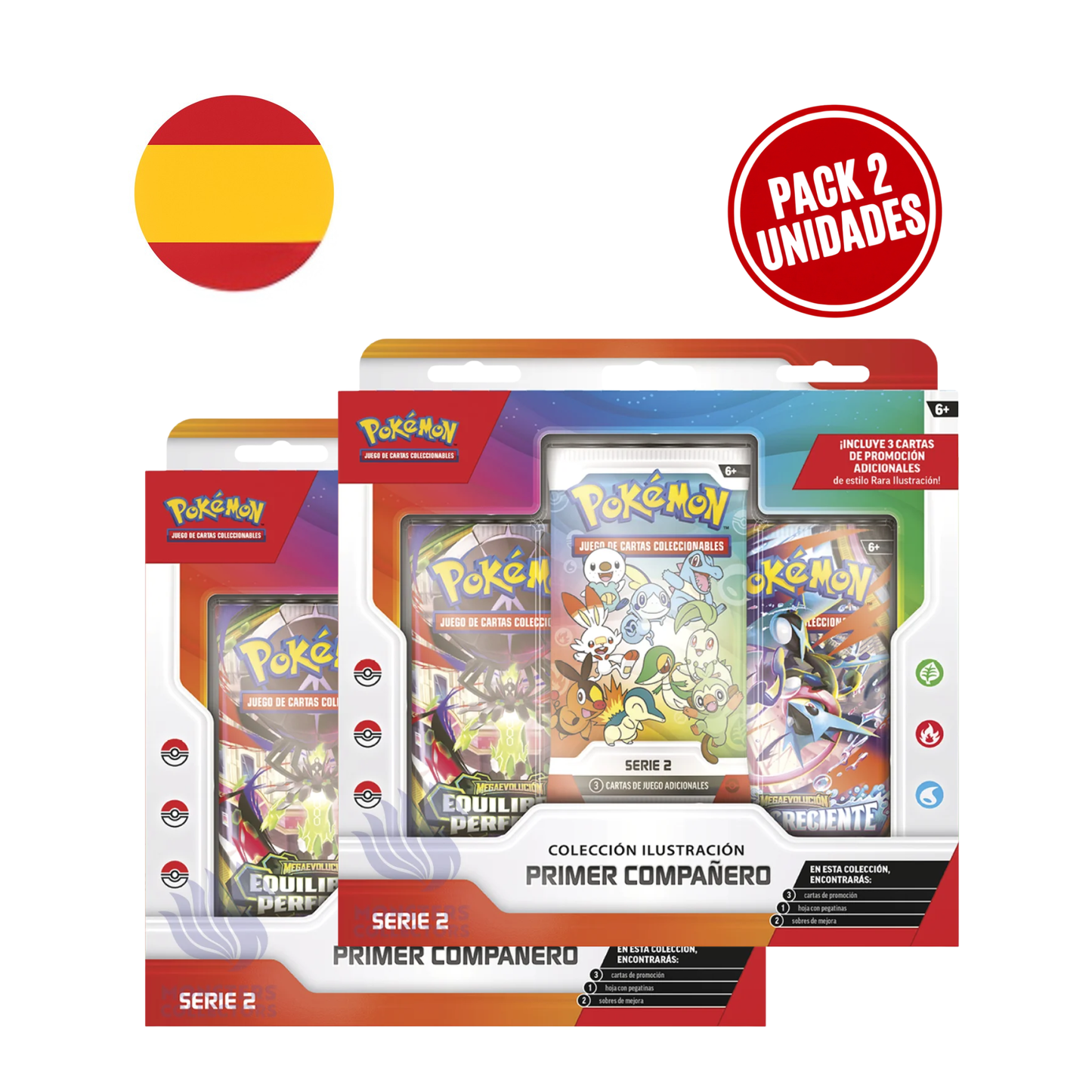 Pack de 2 unidades Primer Compañero (Serie 2) - Pokémon TCG Español