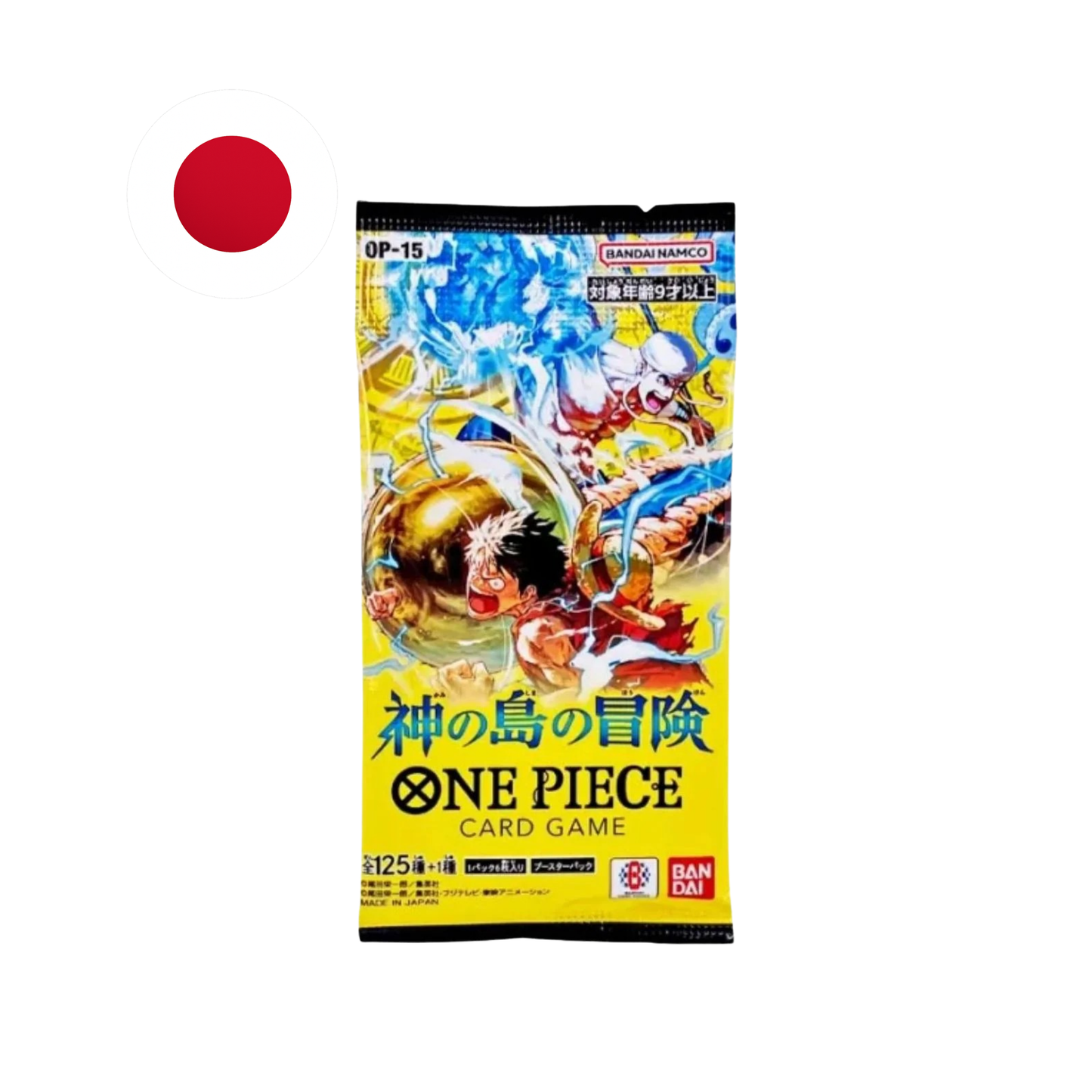 Sobre de OP-15 Adventure on Kami's Island - De Booster Box One Piece TCG Japonés