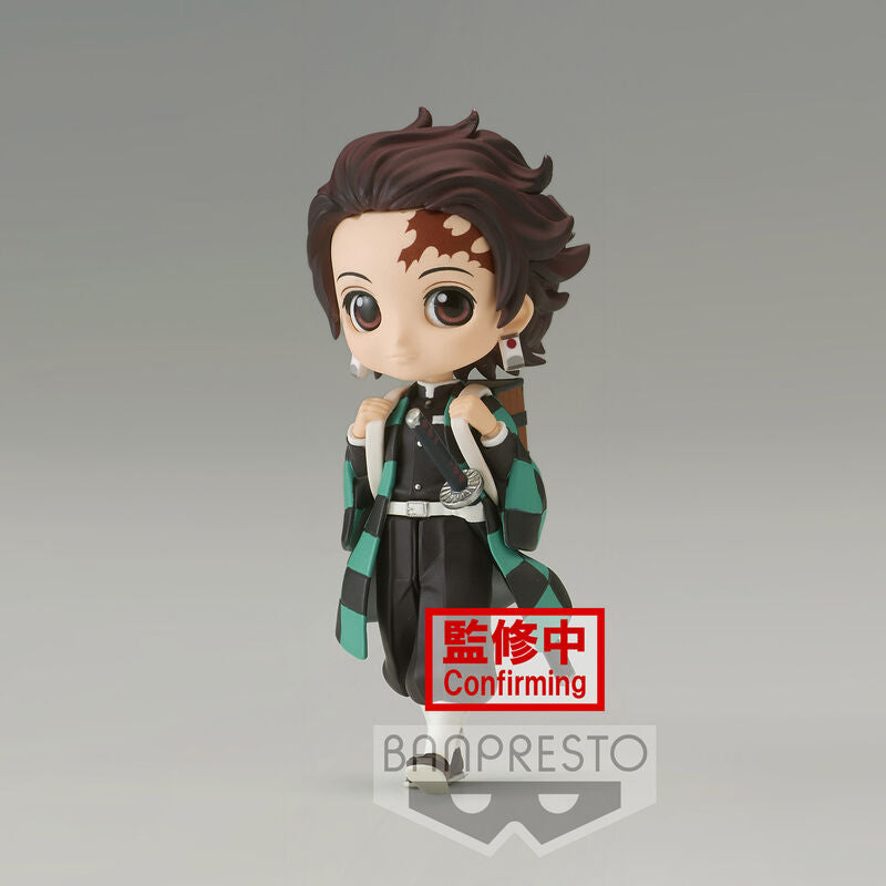 Figura Tanjiro Kamado Demon Slayer Kimetsu No Yaiba - Q posket petit 7cm