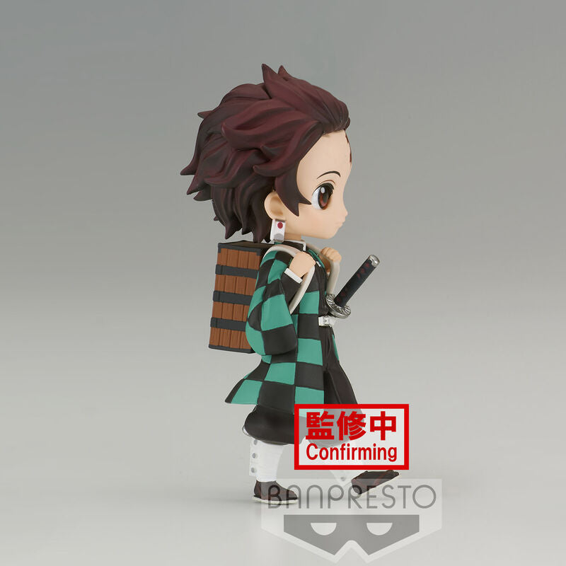 Figura Tanjiro Kamado Demon Slayer Kimetsu No Yaiba - Q posket petit 7cm