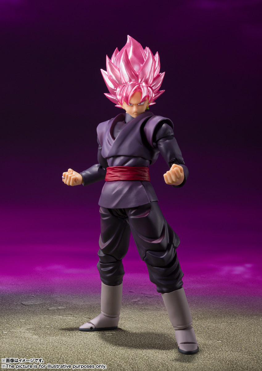 Figura Son Goku Black Super Saiyan Rose - SH Figuarts