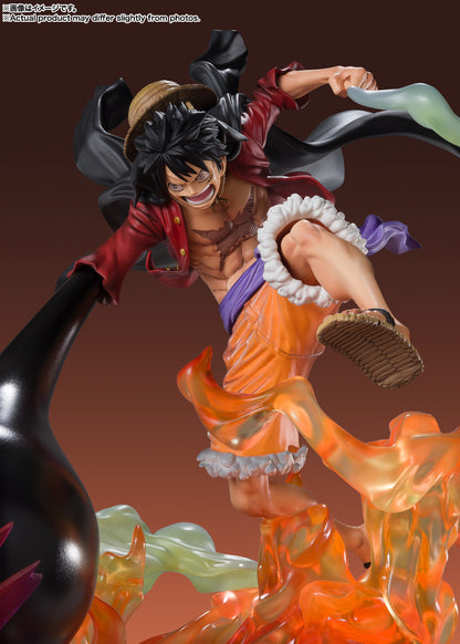 Figura Monkey D. Luffy Extra Battle Spectacle Red Roc One Piece - Figuarts Zero 45cm