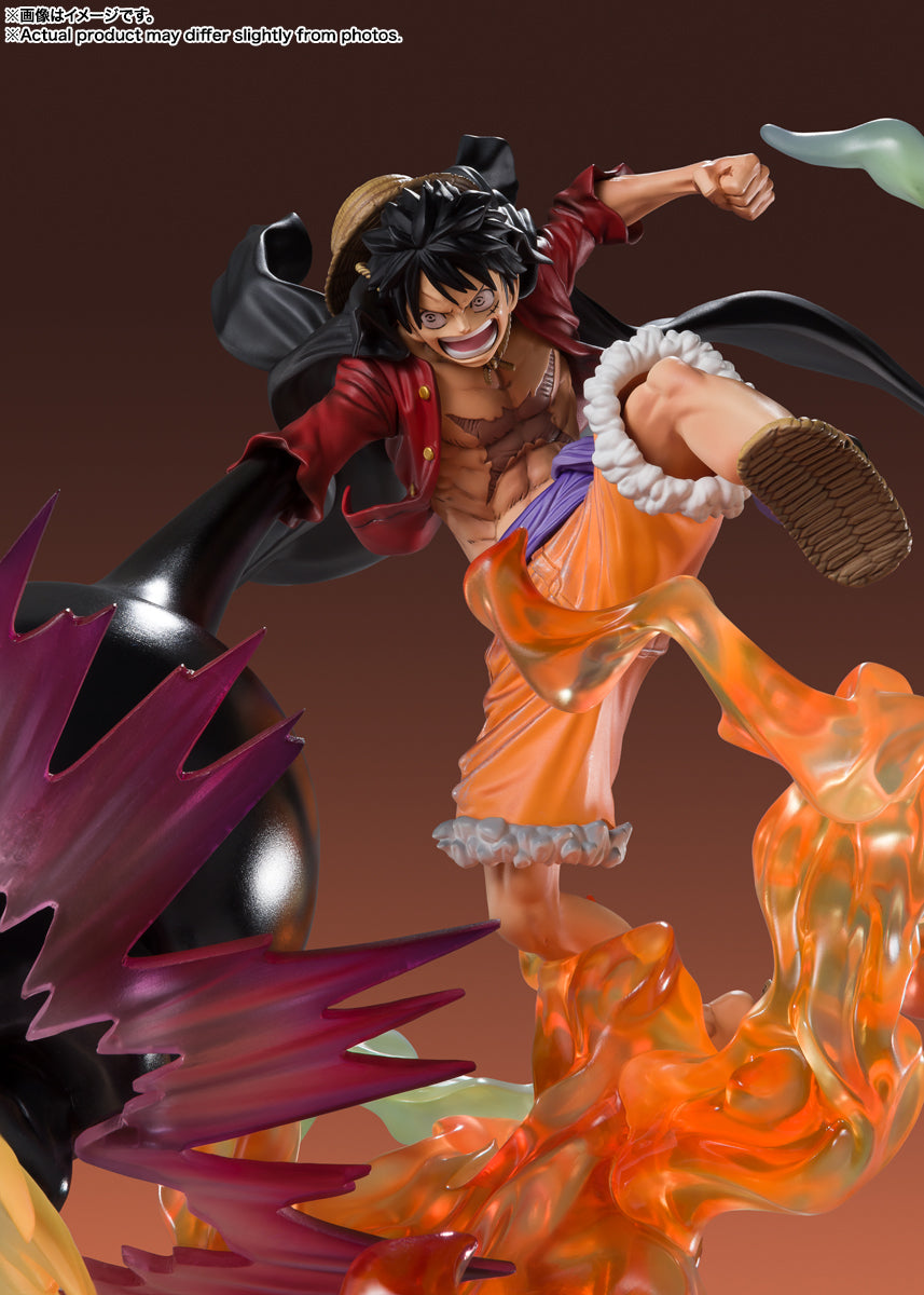 Figura Monkey D. Luffy Extra Battle Spectacle Red Roc One Piece - Figuarts Zero 45cm