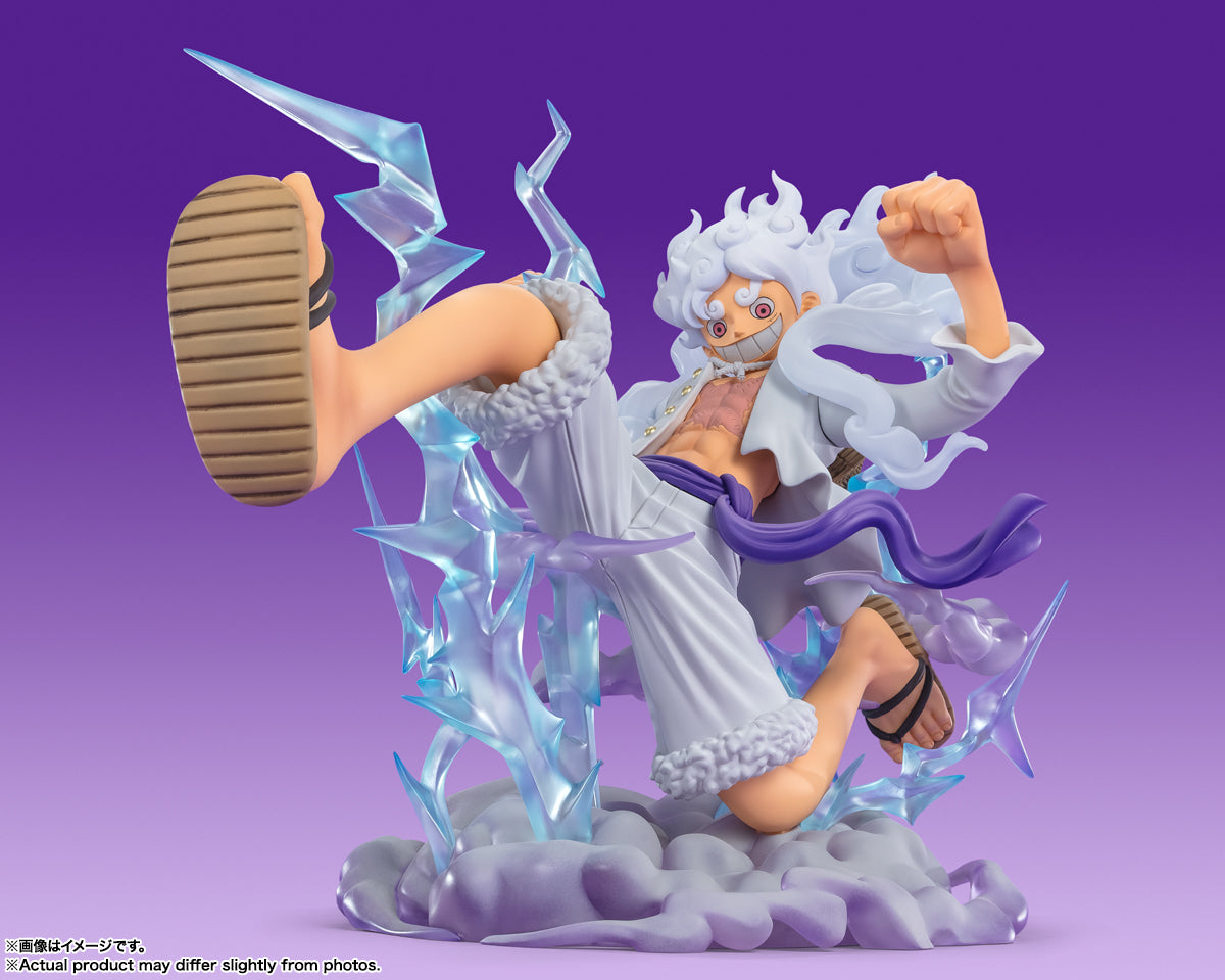 Figura Monkey D. Luffy Gear 5 Super Fierce Battle - Figuarts Zero