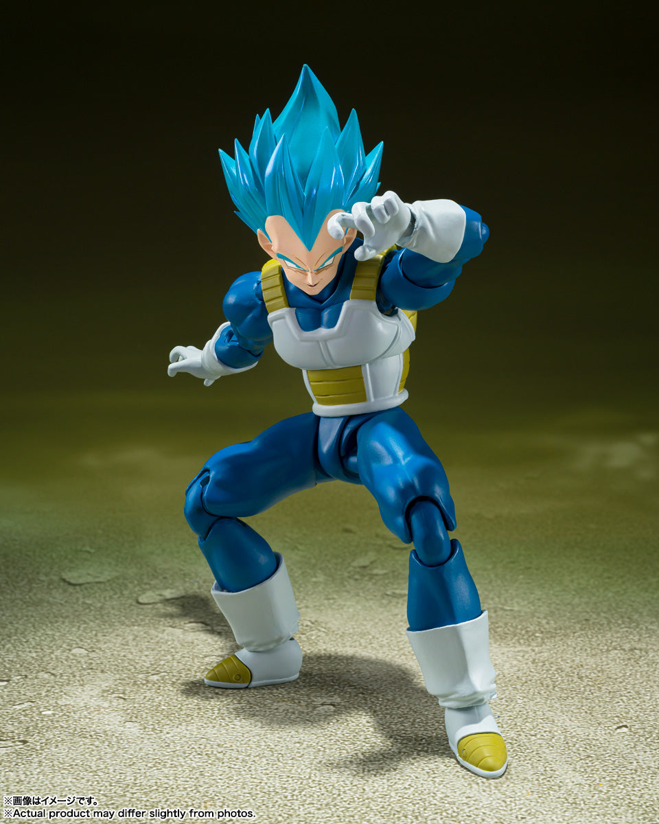 Figura Super Saiyan God Vegeta Unwavering Saiyan Pride - SH Figuarts