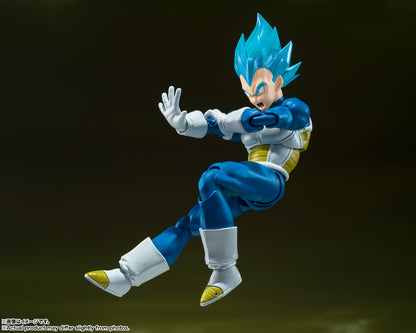 Figura Super Saiyan God Vegeta Unwavering Saiyan Pride - SH Figuarts