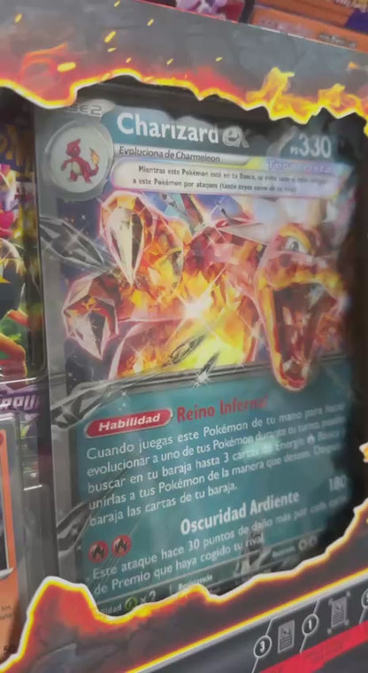 Pack Charizard ex Colección especial Español & Super Premium Collection Inglés - Pokemon TCG